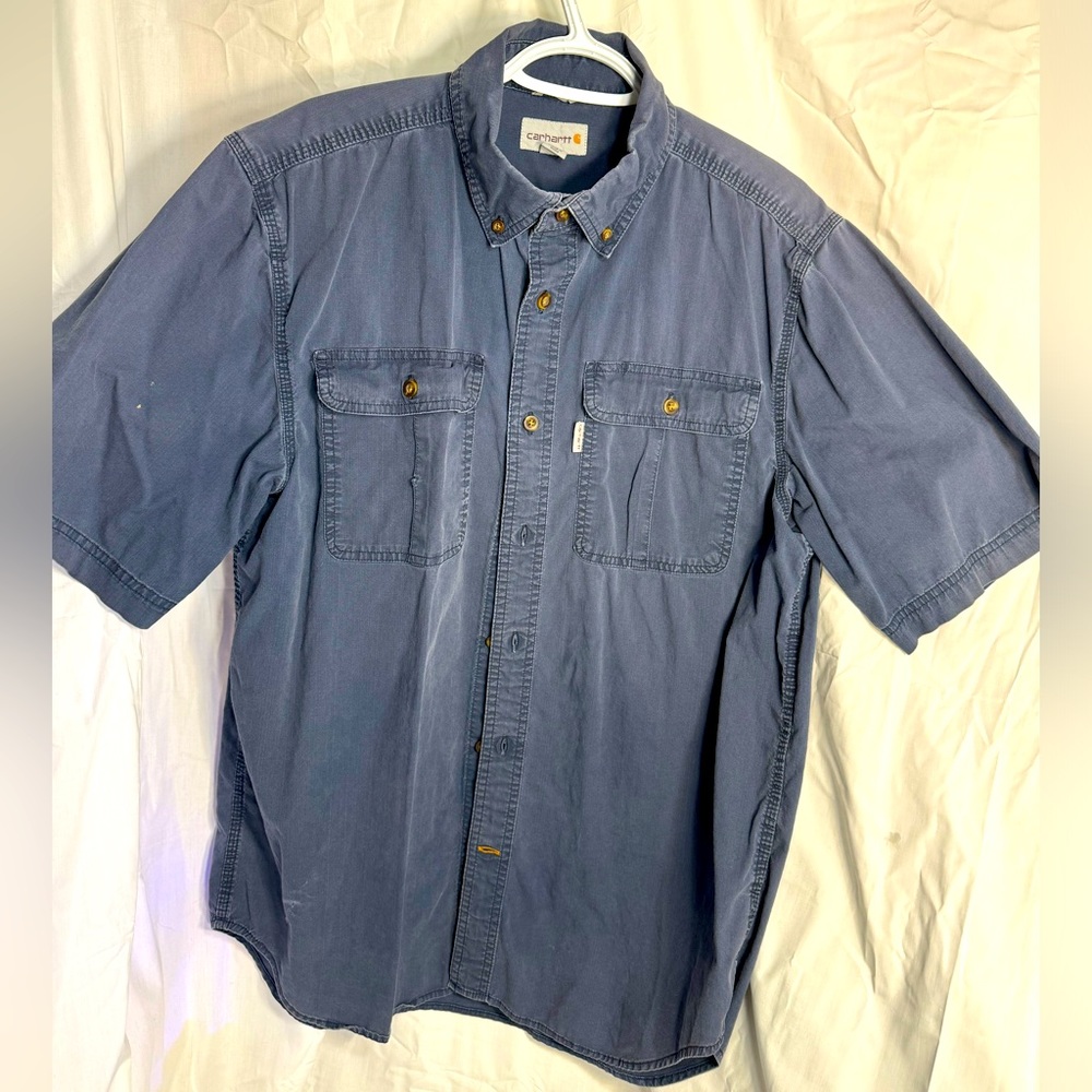 Carhartt Relaxed Fit Button Down Shirt Medium